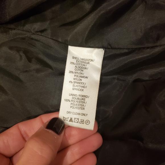 Kensie Black Satin Collared Jacket - Picture 6 of 12